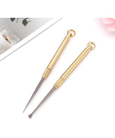 Titanium Ear Wax Removal Tool | Portable Cleaner with Key Ring | Reusable Ear Piercing Tool - Buy Online on GoSupps.com