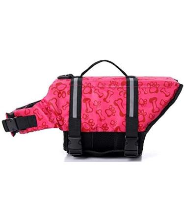 Buy Dog Life Jacket - Safety Coat & Swimming Vest for Small to Large Dogs - XL Red Bone - Secure & Comfortable Swim Gear - Buy Online on GoSupps.com