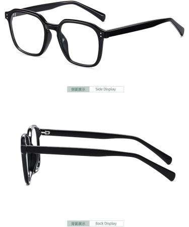 Buy Pin Temple Square TR90 Blue Light Blocking Glasses for Men & Women - Anti UV Ray Computer & Reading Glasses (57mm - Buy Online on GoSupps.com