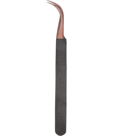 Eyelash Tweezers - Rose Gold Curved Ergonomic Stainless Steel for Salon Professionals | International Shipping - Buy Online on GoSupps.com