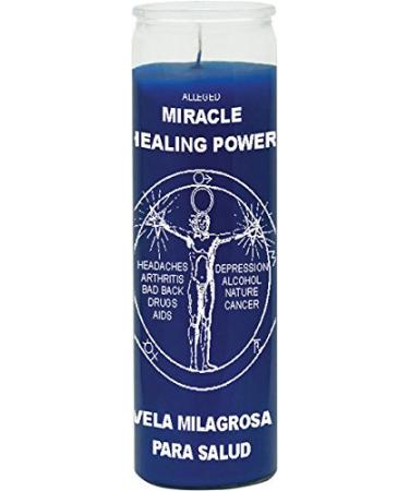 INDIO Miracle Healing Blue Candle - Silkscreen 1 Color 7 Day