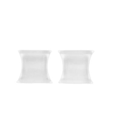 FOMIYES Dilator Gel 2 Pair of Toe Separators to Correct Bunions Big Toe Straightener Separators Bunion Relief Toe Splint Support for Hallux Valgus Hammer Toes Silicone Spacers 3x2 8cm