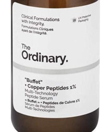 The Ordinary"Buffet" + Copper Peptides 1% - 30ml multi-technology peptide serum to target multiple signs of aging at once. - Buy Online on GoSupps.com