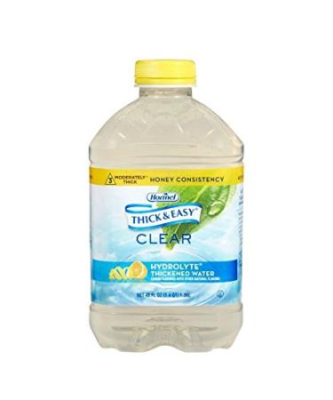 Thick & Easy Clear Hydrolyte Thickened Water, Honey Consistency, 46 Fl Oz (Pack of 6) Honey Water 46 Fl Oz (Pack of 6)