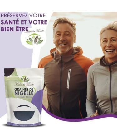 Herbes du Monde - Graine de Nigelle - Cumin noir - Nigella Sativa - Multiples bienfaits pour l'organisme - Naturelle et Authentique de haute qualit - 1 sachet de 200g - Buy Online on GoSupps.com