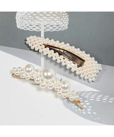 Elegant Wedding Hair Clip for Women | Topsaire Gold Pearl Glitter Accessories | Perfect for Oktoberfest Birthdays & Parties - Buy Online on GoSupps.com