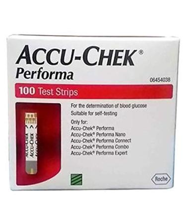 Accu Chek Performa Glucose Test Strips - Pack of 100