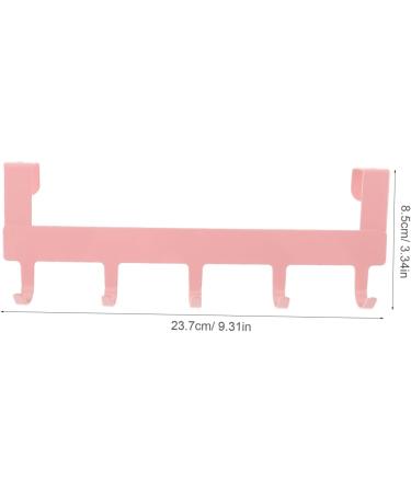 Cabilock Over The Door Towel Rack Over The Door Towel Bar Traceless Hooks Hook up Row Hook Household Size 1 Pink - Buy Online on GoSupps.com