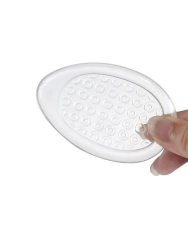 Cups Heel Inserts GEL Anti-wear Foot Heel Protectors Women Premium Daily for Heel Spurs and Pain Relief(Medium) Clear