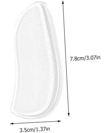 MAGICLULU Heel Pads - 28 Pairs Gel Shoe Inserts for Flat Foot Correction | Soft Plantar Insoles for Comfort and Support - Buy Online on GoSupps.com