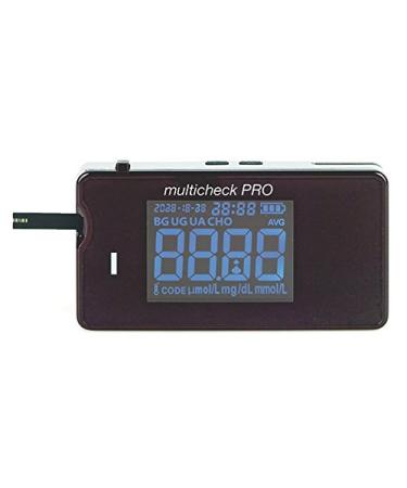 Lifetouch MultiCheck Pro - 3 in 1 Blood Sugar Uric Acid & Cholesterol Testing Set | Essential for Home & Doctor's Office | Includes Medipuls Microfiber Cloth - Shop Now! - Buy Online on GoSupps.com