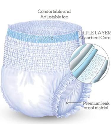 Unique Wellness Absorbent Pull-Ups XXX-Large, 8 Count - Fits 80-95 Waists - Buy Online on GoSupps.com
