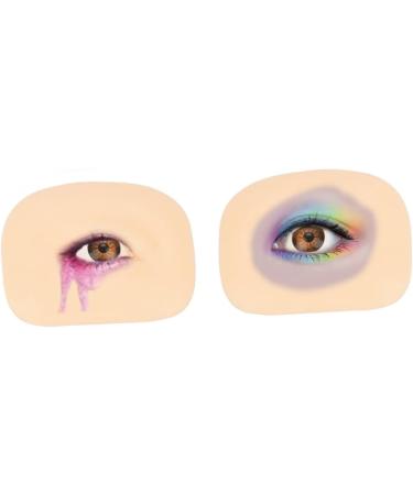 SKISUNO Practical Eye Skin 1 Set Makeup Practice Skin Eyeshadow Makeup Training Eye Skin Eye Makeup Board Mold Make up - Buy Online on GoSupps.com