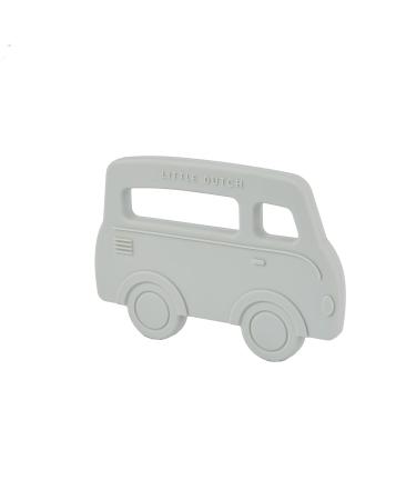 Little Dutch 2012282 Silicone Teething Ring Bus - olive