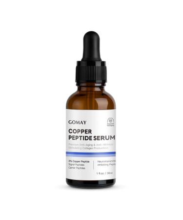 Luxury Copper Peptide Serum - Collagen Booster & Skin Renewal Formula 1 Fl.Oz