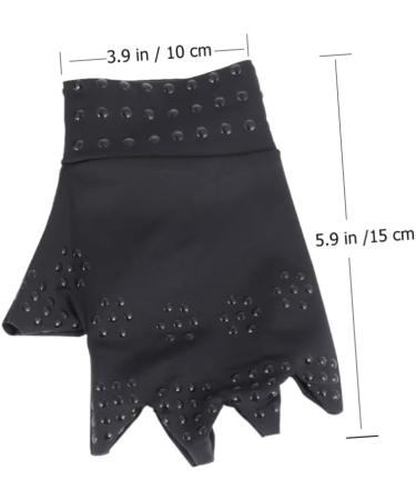 Buy Healvian 2 Pairs Black Bear Anti Pain Gloves | Therapeutic & Fingerless Design for Comfort | International Shipping Available - Buy Online on GoSupps.com