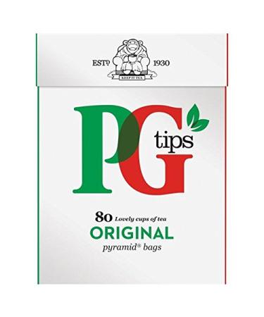 PG tips PG tips Pyramid Tea Bags 80 Bags per Pack of 2