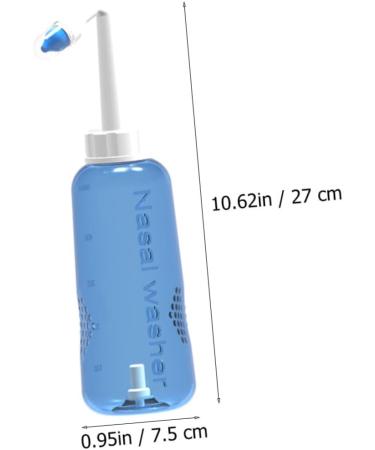 Healvian 2pcs Nasal Wash Bottles for Sinus Relief - Household Plastic Sinus Rinse Irrigator for Allergies and Congestion - Buy Online on GoSupps.com