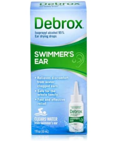 Debrox Swimmer's Ear Drying Drops for Adults & Kids 1 Fl oz. - Pack of 6 - Buy Online on GoSupps.com