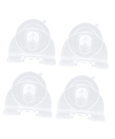 Cabilock 4 pieces of razor holder men razor hooks with suction cups for the shower razor hanger razor stand men razor bathing organizer bracket resin manual manual