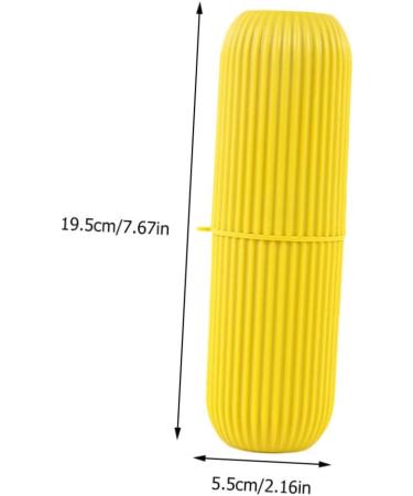 Gleavi Travel Toothbrush with 8 Sleeve Containers - Perfect for Sensitive Gums & Camping | Portable Bristle Toothbrush & Cover Box - Buy Online on GoSupps.com