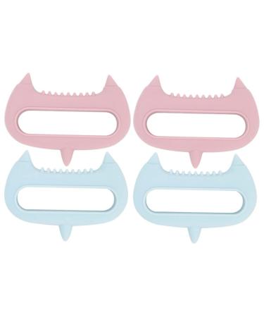 CLISPEED 4 pieces acupuncture massager massagers made of silicone scalp massage comb handy