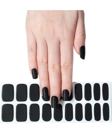 Zaubern gel4Home - UV Nail Wraps & Foils | Semi-Cured Gel Nails in Black Matt - International Shipping - Buy Online on GoSupps.com