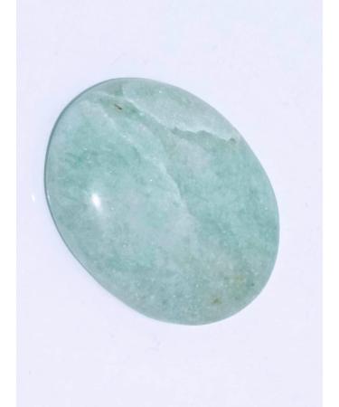 Opalite Crystal Worry Thumb Stone - Natural Healing for Calming Meditation, Reiki, and Stress Relief - Amazonite - Buy Online on GoSupps.com