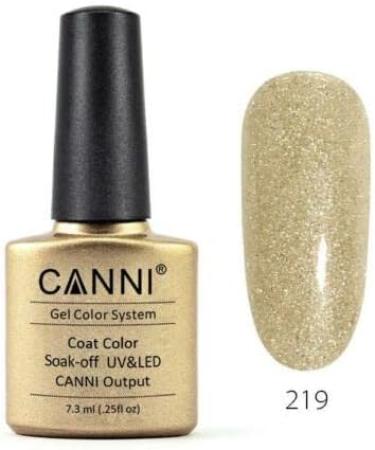 Gel Nail Polish UV CANNI 5ml Mini Set of 4 Reds & Gold - Soak Off Base Top Colour Coat Manicure Acrylic Gifts Women Nails Set 2 - Buy Online on GoSupps.com