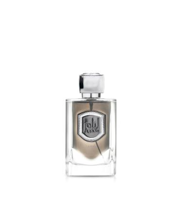 Lattafa Liam Grey Eau de Parfum Spray for Unisex 3.4 Ounce 3.4 Fl Oz (Pack of 1) Fresh