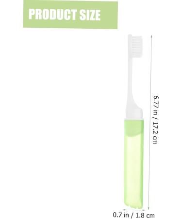 Healvian 20 STK Portable Travel Toothbrush Set - Soft Bristle Foldable Cleaning Brush for Daily Use - Buy Online on GoSupps.com