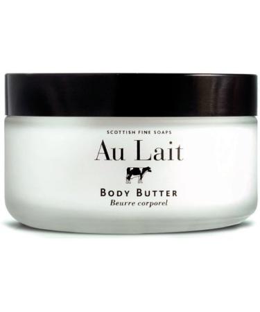 Upper Canada Scottish Fine Soaps Au Lait Body Butter 7 Oz In Glass Jar From Scotland