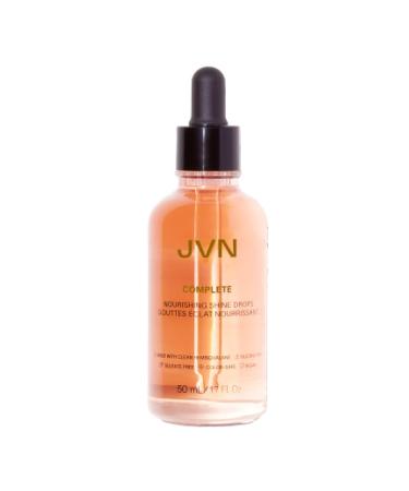 JVN Complete Nourishing Shine Drops  Hair Oil for Hydration and Long-Term Hair Health  Styling Oil for All Hair Types  Sulfate Free (1.7 Fl Oz)