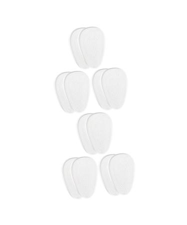 6 Pairs Shock-Absorbing Anti-Slip Mat Clear Heels Women Shoes Heels Heel Pads Insoles Anti- Shoe Grips Pads for Heels of Foot Cushions High Heel Inserts for Shoe Heel Grips Gel