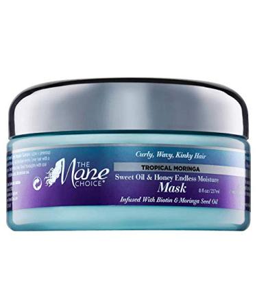 The Mane Choice Tropical Moringa Sweet Oil & Honey Endless Moisture Mask  8 Ounce