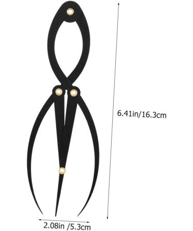 Healeved 4pcs Eyebrow Ruler Stainless Steel Eyebrow Positioning Ruler Eyebrow Measuring Rulers Curve Scale 16.3x5.3cmx4pcs Blackx4pcs - Buy Online on GoSupps.com