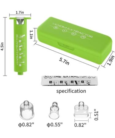 Floverkity Bug Bite Suction Tool - Venom Extractor for Fast Itch Relief | Snake Bite, Mosquito & Bee Sting First Aid Kit - Buy Online on GoSupps.com