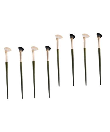 Beavorty 8 Pcs Nose shadow brush angled eyeshadow brush eyeshadow contour brush angled cosmetic brush makeup 17.4x1cmx2pcs Assorted Colorx2pcs