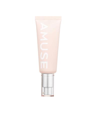 Amuse Vegan Peach Cream 02 Bare SPF 30 SPA++ 2.82 oz / 80g | Clean  Vegan Skin Tone-Up CC Cream | Tone Up Foundation  BB Cream  Glow Makeup  SPF Cream