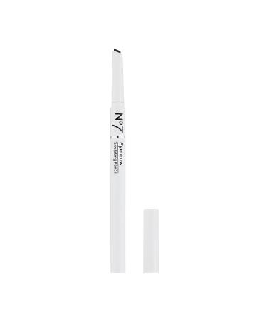 No7 Beautiful Eyebrows Sculpting Pencil in Brown - Precision-Tip Pencil with Angled Brush Tip and Spoolie Brush - 0.2g - Buy Online on GoSupps.com