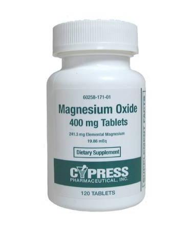 Magnesium Oxide 400MG CYPR 120Tablets