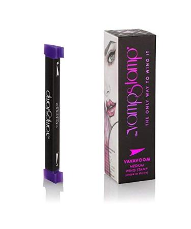 Vamp Stamp VaVaVoom Winged Eyeliner Stamp - Easy Cosmetic Applicator for Infallible Wings  Medium