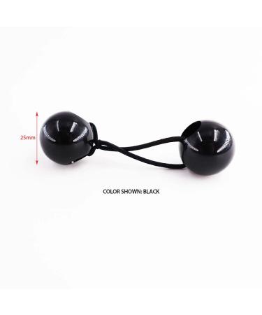 12 Pcs Colorful 25mm Ball Bubble Hair Ties for Girls & Women - Assorted Pink Elastic Ponytail Holders - Buy Online on GoSupps.com