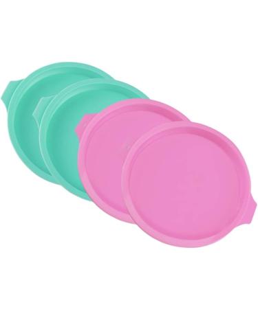 OUNONA 4pcs Silicone Cake Mold Heart Cake Pan Rainbow Cake Baking Pan Silicone Molds Silicone Bakeware Round Cake Pans Fondant Molds Cakes Cake Mold for Home Baking Supplies 21 21 2.5cm - Buy Online on GoSupps.com