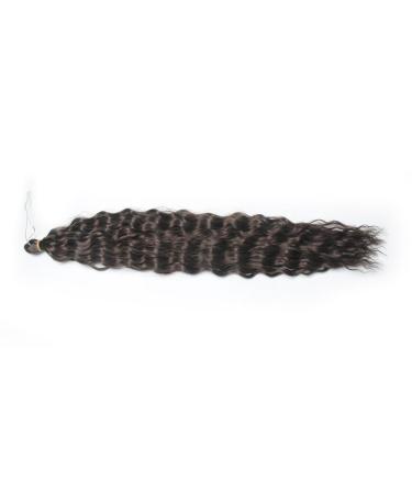 Deep Twist Crochet Hair - Ombre Kinky Curl Braided Hair Extensions 22 Inch 6 Packs - Synthetic Curly Hairstyle - Buy Online on GoSupps.com