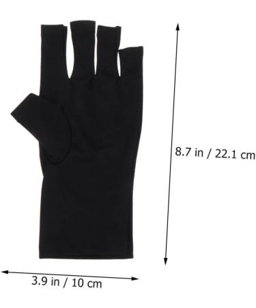 POPETPOP 3 Pairs Nail Gloves Fingerless Gloves Sun Gloves Protective Gloves for Gel Nails Manicure Uv Gloves Fingerless Uv Gloves Women's Polyester Short Nail Polish - Buy Online on GoSupps.com