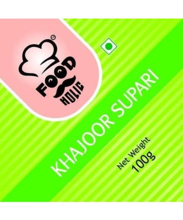 FOODHOLIC Gulab brandNew Khajur Mouth Freshener (Dried Date) (100 GR)_Packing May Vary - Buy Online on GoSupps.com