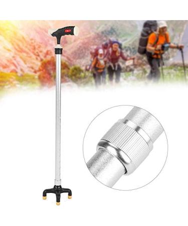 SilteD SilteD Walking Cane Lightweight Stretchable Adjustable Anti-Slip Height Hand Walking Stick Aluminum Alloy Elderly Four-Legged Walking Crutches - Buy Online on GoSupps.com