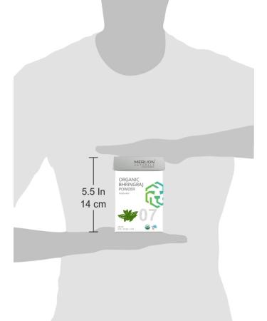 Bhringraj Powder by Merlion Naturals | Eclipta alba | Promotes Healthy Hair Growth | Natural Hair Conditioner | 227gm/8oz - Buy Online on GoSupps.com