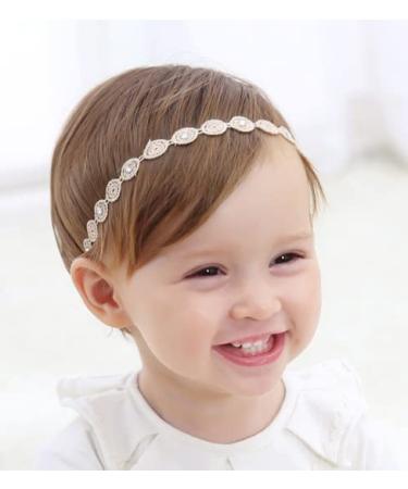 Fashion band baby girl floral frontal ligaments soft cute hair band Elastic hair accessories for newborn infants toddlers and children